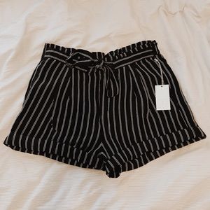 NWT A New Day Women's Tie Waist Striped Shorts